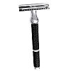 Parker Model 71R Three Piece Safety Razor with Black and Nickel Plated Finish