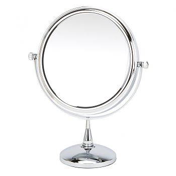 Pedestal Mirror Chrome 20cm x 5 Magnification