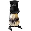 Men-U Barbiere Shaving Brush, Stand and Shaving Creme (Black)