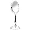 Gold Pedestal Shaving Mirror 19cm x 5 Magnification