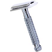 Parker Model 94R Three Piece Safety Razor with Chrome Plated Finish 