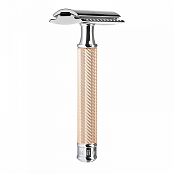 Muhle R89 Double Edged Chrome Safety Razor (Rose Gold)