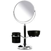 Organiser Mirror 18.7cm - x 5 Magnification (Black and Chrome)