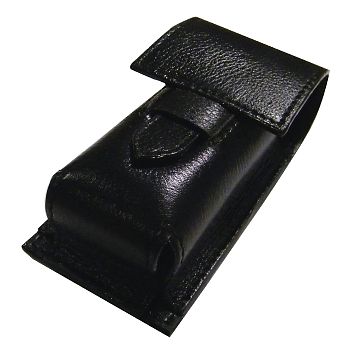 Parker Leather Shaving Brush / Razor Case 