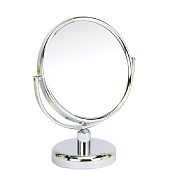 Pedestal Shaving Mirror 15cm x 3 Magnification