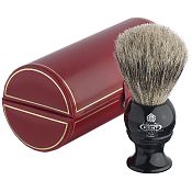 Kent BLK2 Pure Grey Badger Shaving Brush (Black)