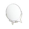 Shaving Mirror Silver 11.5cm x 5 Magnification