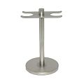 Dovo of Solingen Brushed Steel Razor and Brush Stand