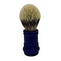 Merkur Silver Tip Shaving Brush (Matt Blue)
