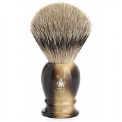 Muhle Faux Ivory Handle Silvertip Badger Brush