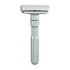 Merkur Futur 760 Adjustable Safety Razor with Satin Chrome Finish (Gift Tin and 10 Merkur DE Blades)
