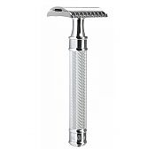 Muhle R41 Grande Long Handle Double Edged Chrome Safety Razor (Open Comb)