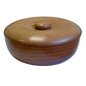 Beechwood Shaving Bowl with Lavender Soap