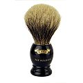 Plisson Black Handle Grey European Badger Shaving Brush