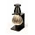 Edwin Jagger Best Badger Brush Medium with Drip Stand (Ebony)