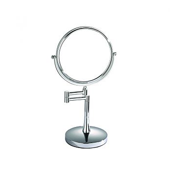 Swivel Pedestal Mirror 20cm x 10 Magnification Chrome
