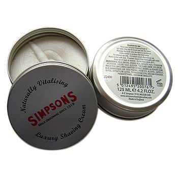 Simpsons Luxury Shaving Cream