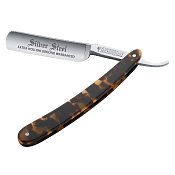 Boker Tortoiseshell 6/8 Silver Steel Open Razor 