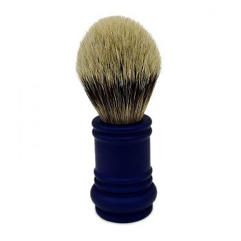 Merkur Silver Tip Shaving Brush (Matt Blue)