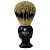 Kent BLK4 Silver Tip Badger Shaving Brush (Black)