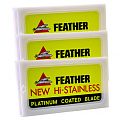 30 Feather Hi-Stainless Double Edged Razor Blades