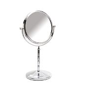 Pedestal Shaving Mirror Chrome 15cm x 5 Magnification