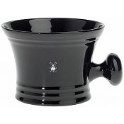 Muhle Traditional Shaving Mug in Black Porcelain