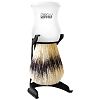Men-U Barbiere Shaving Brush, Stand and Shaving Creme (White)