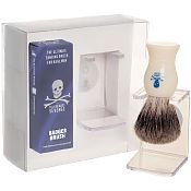 The Bluebeards Revenge Badger Brush and Drip Stand