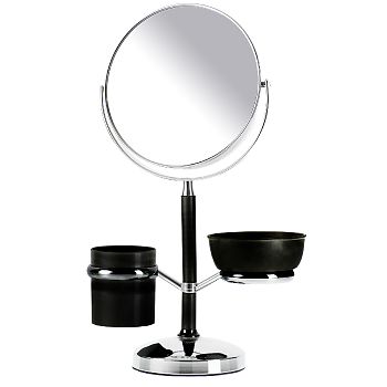 Organiser Mirror 18.7cm - x 5 Magnification (Black and Chrome)
