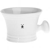 Muhle Traditional Shaving Mug in White Porcelain