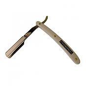 Cut-Throat Straight Razor - White (Uses Replaceable Blades)