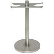 Dovo of Solingen Brushed Steel Razor and Brush Stand