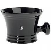 Muhle Traditional Shaving Mug in Black Porcelain
