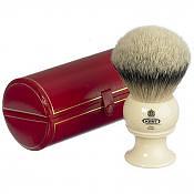 Kent BK12 Silver Tip Badger Shaving Brush (White)