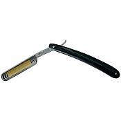 Dovo Micarta Anthracite 5/8 Stainless Steel Open Razor