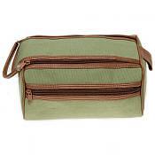 Hyde Park Twin Zip Box Shape Wash Bag