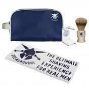 Dreadnought Bundle- Corsair Shaving Brush, Drip Stand, Washbag and Shave Towel