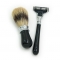 Mach 3 Shaving Set with Bowl (Black)