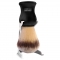 Men-U Premier Shaving Brush, Stand and Shaving Creme (Black)