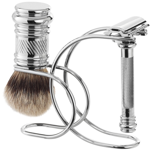Merkur Chrome Razor and Brush Stand