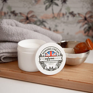The Shaving Shack Luxury Shaving Cream (Exotic Sandalwood 200ml) & Free Gift!