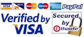 Visa, Mastercard, Switch, Maestro, American Express, Paypal - Safe and Secure Ordering using Secure SSL