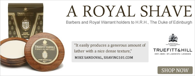 Truefitt & Hill Luxury Shaving Soap and Wood Bowl 99g